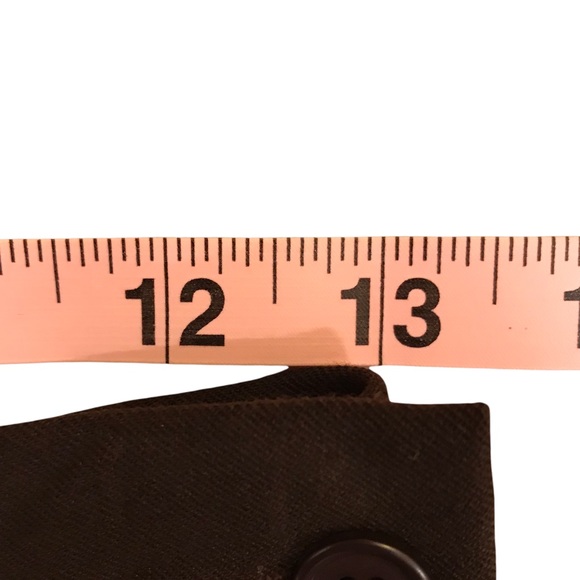 Valentino Miss V Gruppo GFT wool blend brown dress pants size 40/6 Tapered - Picture 9 of 15